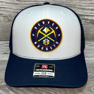 Denver Nuggets 3D Snapback Trucker Hat- White/ Navy